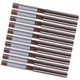 thumbnail image 4 of 10 Uds. Escariador manual 6 flautas rectas sistema americano 9SiCr herramientas de Hardware 3/8 pulgadas marrón rojo, 4 of 8