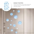 BESTYASH Bubbles Pattern Sky Blue Wall Sticker DIY Removable Wall Decal ...