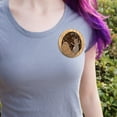 thumbnail image 2 of Squirrel Protecting His Nuts Pinback Button Pin, 2 of 4
