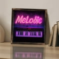 thumbnail image 3 of Electric Keyboard Piano Wooden Sign Wall Plaque - Vintage Art Decoration, Wall Decoration - Ideal Gift For Home Decoration, Living Room, Bathroom, Bedroom, Garden, Dining, Bar, Cafe, Festival Party, 3 of 7