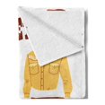 thumbnail image 2 of Cowboy Soft Flannel Fleece Throw Blanket, Classic Country Clothes in Cartoon Style Boats Hat Shirt Pants and Vest Print, Cozy Plush for Indoor and Outdoor Use, 70" x 90", Multicolor, by Ambesonne, 2 of 5