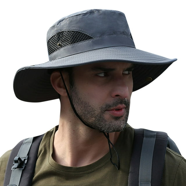 Sombrero para el sol Sombrero para el sol de ala ancha con protección UV, sombrero de cubo plegable Tomshoo Sombrero para el sol