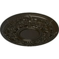 thumbnail image 3 of 32 3/4"OD x 2 1/2"P Jackson Ceiling Medallion (Fits Canopies up to 13 1/2"), Hand-Painted Stone Hearth, 3 of 6