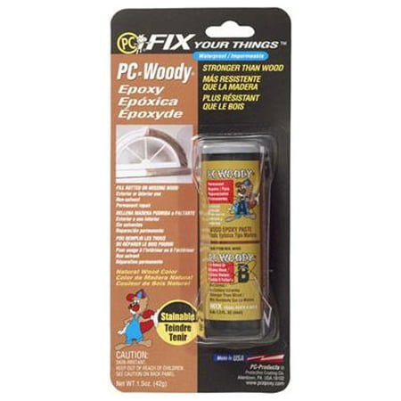 PC-Woody 023334 Wood Epoxy Paste, 1.5-oz. - Quantity 12