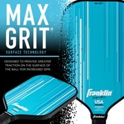 Franklin Sports Pro Signature Pickleball Paddles - 13mm Poly Core - Blue