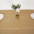 thumbnail image 6 of BalsaCircle 90" x 132" Gold Accordion Crinkle Taffeta Rectangular Tablecloth Reception, 6 of 8