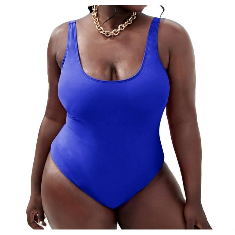  HUYP Swimsuit Ladies with Bust Support Swimsuits for Women  Tummy Control Swimwear Women One Piece Swimwear Plus Size (Color : Blue,  Size : 4XL) : Clothing, Shoes & Jewelry