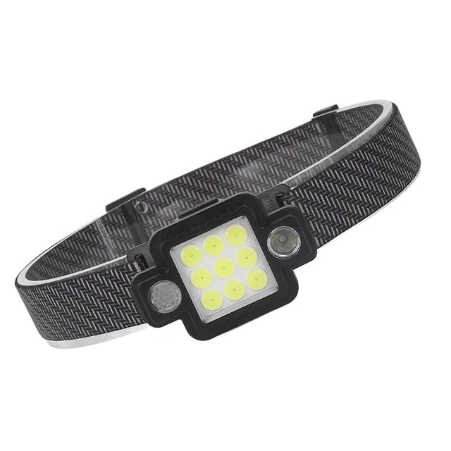 Lámpara de cuello para la Cabeza, Cinturón Liviano Ajustable modos de iluminaciónico 5 -impermeable