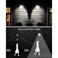 thumbnail image 5 of Luz de seguridad LED para exteriores YONGSHENG con sensor de movimiento inalámbrico negro 1 pieza, 5 of 5