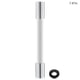 thumbnail image 4 of Manguera de extensión de grifo, lavabo antisalpicaduras para lavabo, cocina, lavado, alargado, giratorio, accesorios de inodoro, suministros, blanco, 20 cm seitruly HA009319-05, 4 of 6