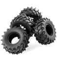 thumbnail image 2 of 4 Pcs Roue 1/10 128mm -Camion -Pneus pour SCX10 /// Pièces de Mise à Niveau, 2 of 7