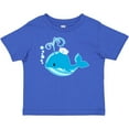 thumbnail image 3 of Inktastic Cute Blue Whale in Nautical Hat Boys or Girls Baby T-Shirt, 3 of 5