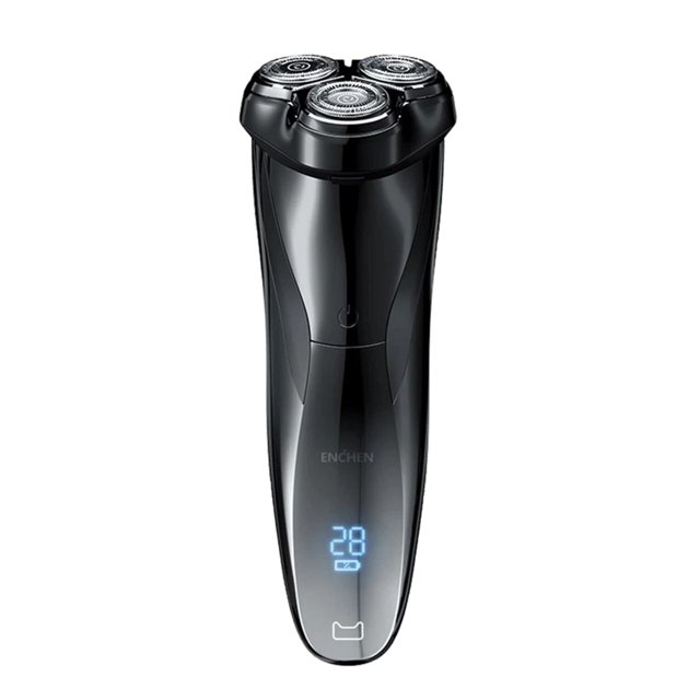 USB Recargable 3D Rotary Beard Beard Shaver Trimmer Para Hombre Sunnimix Hombres barba afeitadora larga en espera