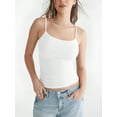 thumbnail image 3 of Emmalise 8 Pack Women’s Light Support Stretch Camisoles White Foundation Collection-S, 3 of 6