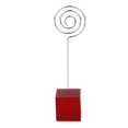 thumbnail image 1 of Cubo Rojo Clips Memo Foto Tarjeta Base De Fotos Titular Círculo Clip De Alambre Forma Sunnimix sostenedor de la nota, 1 of 5