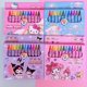thumbnail image 1 of Juego de crayones Sanrio mini, 12 colores, kulomi, pincel de graffiti para niños, suministros de arte, al, 1 of 5