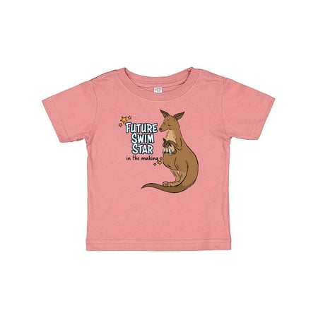 

Inktastic Future Swim Star In The Making Kangaroo Gift Baby Boy or Baby Girl T-Shirt