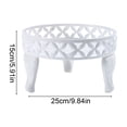 thumbnail image 3 of TFYZYY Wrought Iron Plant Stand Floor-Standing Potted Plant Shelf, Decorative Flower Pot Rack for Home Decor, Balcony, Living Room, Indoor & Outdoor Use, Sturdy and Stylish Design, 3 of 6