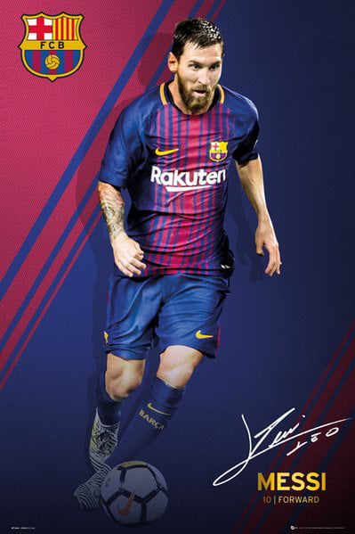 Lionel Messi Poster/Print in Multiple Sizes and Designs Football Soccer 