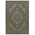 thumbnail image 5 of FH Home Flat Woven Outdoor Rug - Waterproof, Easy to Clean, Stain resistant - Premium Polypropylene Yarn - Vintage Persian -Patio, Deck,Porch,Balcony,Laundry - Ankara - Charcoal - 3ft 11 in x 5ft 6in, 5 of 5