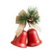 thumbnail image 2 of pstuiky Campanas dobles retro para decoración navideña, colgantes para árbol de Navidad, adorno para el hogar, 2 of 6