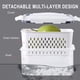 thumbnail image 3 of Teissuly Fruit Vegetable Storage Containers for Fridge Draining Fresh Containers 3 in 1 Produce Storage Containers Large Organizer Bins with Lid & Colander Teissuly WER202312130336, 3 of 7