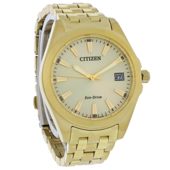 Citizen Eco-Drive Peyten Women's Gold Tone Champagne Dial Watch EO1222-50P