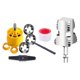 thumbnail image 3 of Kit de rostro de tuberías Mantenimiento del hogar Fácil de usar Herramienta de subprocesos PVC de cocina fácil de usar con die y removedor, 3 of 8
