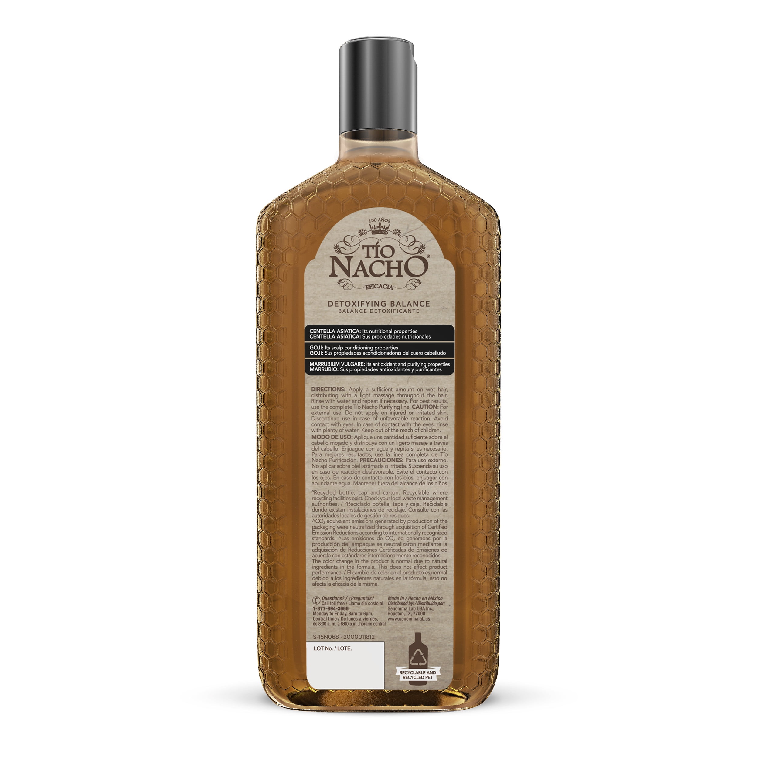Tio Nacho Purifying Shampoo, with Royal Jelly, Nourishing, All Hair Types, 14 fl oz (3 Pack)