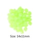 thumbnail image 3 of Piedras Resplandecientes 100 piezas de piedras luminosas que brillan intensamente en el jardín oscuro decoración de acuario al aire libre Sywqhk Libre de BPA, 3 of 8