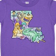 thumbnail image 4 of Inktastic Mardi Gras Louisiana Map Celebration Boys or Girls Toddler T-Shirt, 4 of 5