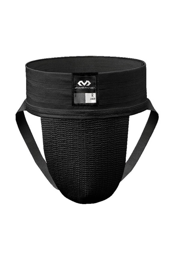 Athletic Supporter Adult Jock Strap, 2 Pack, Adult L, Black, Polyester