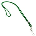 thumbnail image 6 of Bulk 100 Pack - Premium Round ID Badge Neck Lanyards for Card Holders and Name Tags - 36 in Non-Breakaway Heavy Duty Cord & Secure Metal Swivel J Hook Clip by Specialist ID (Green), 6 of 6