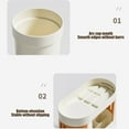 thumbnail image 4 of Toothbrush and Toothpaste Holder Drainage for Bathroom Countertop , Large Toothpaste Caddy Organizer Storage Rustic Decor Set Anti-Slip for Shower,Family,Kids, 4 of 7