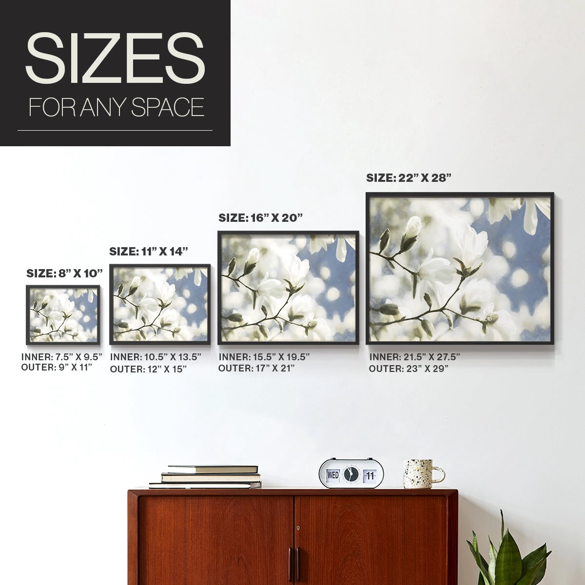 Unfolding Beauty by Lars Van de Goor - Restickable Framed Giclée Print