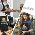 thumbnail image 4 of Funny Pizza Apron with Pockets, Pizza Oven Accessories, Baking Lovers Bakers Gifts Waterproof Adjustable Cooking Apron for Baking Kitchen Dishwashing Grilling, 4 of 6