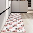 thumbnail image 4 of White Cow Strawberry Pattern Kitchen Rug Mat,Kitchen Runner Rugs Non Skid Washable,Decorative Kitchen Floor Mats for Kitchen,Sink,Laundry,17"X47", 4 of 5