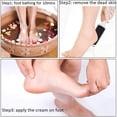 thumbnail image 3 of 4 Pcs Pedicure Rasp Dead Skin Remover Double Sided Foot Scrubber Heel Scraper Foot Scrub Care Tool, 3 of 5