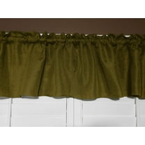faux burlap window valance 58 wide olive