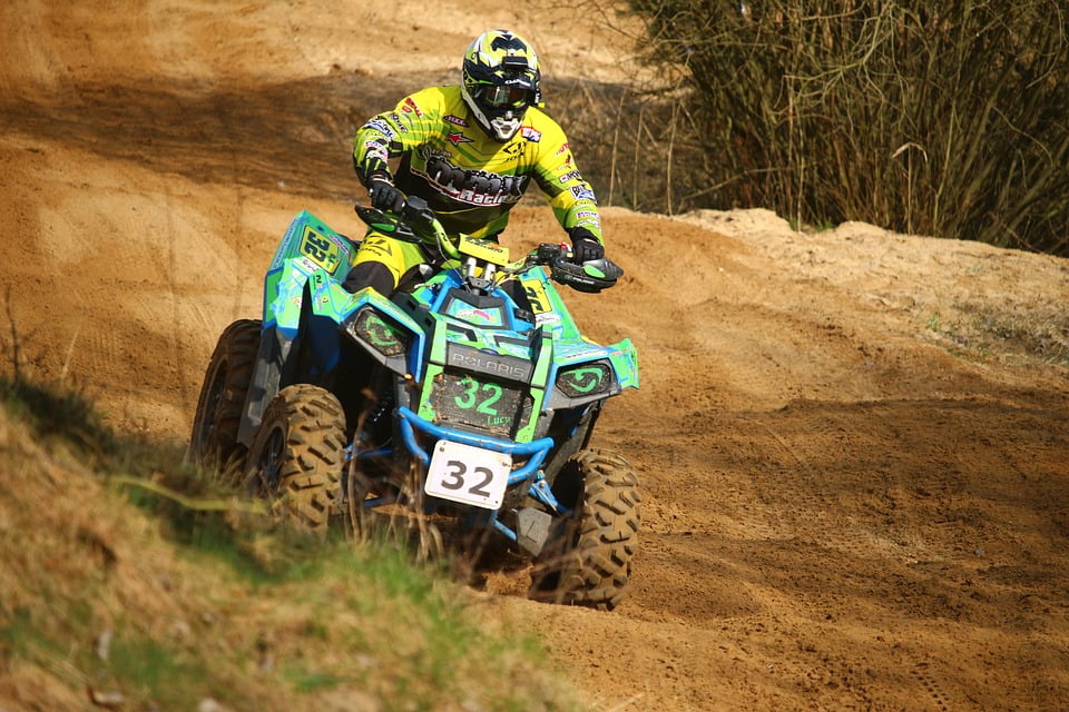 ATV Motocross Racing Canvas Art Poster Print Home Wall Decor