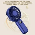 thumbnail image 2 of Gifts Clearance Mini Fan for Desk Digital Handheld Fan Portable USB Charging Students Outdoor Gifts Home Mini Fan, 2 of 9