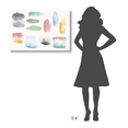 thumbnail image 4 of Global Gallery's 'Watercolor Swatch Bright' by Elyse DeNeige Stretched Canvas Wall Art, 4 of 4
