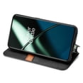 thumbnail image 3 of Allytech Flip Wallet Case for OnePlus 12R, Premium PU Leather Luxury Case with Kickstand & Card Slots, Magnetic Closure Inner Soft TPU Shockproof Protective Case for Women Men - Black, 3 of 7
