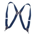 thumbnail image 2 of Casual Men Suspenders Elastic Hooks Button Y Shaped Adults Back Belt Heavy Duty Dark Blue, 2 of 8