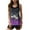 Purple, variant on qucoqpe Tankini Swimsuits for Women Fashion Summer Casual Loose Floral Print Modest Bathing Suit with Shorts