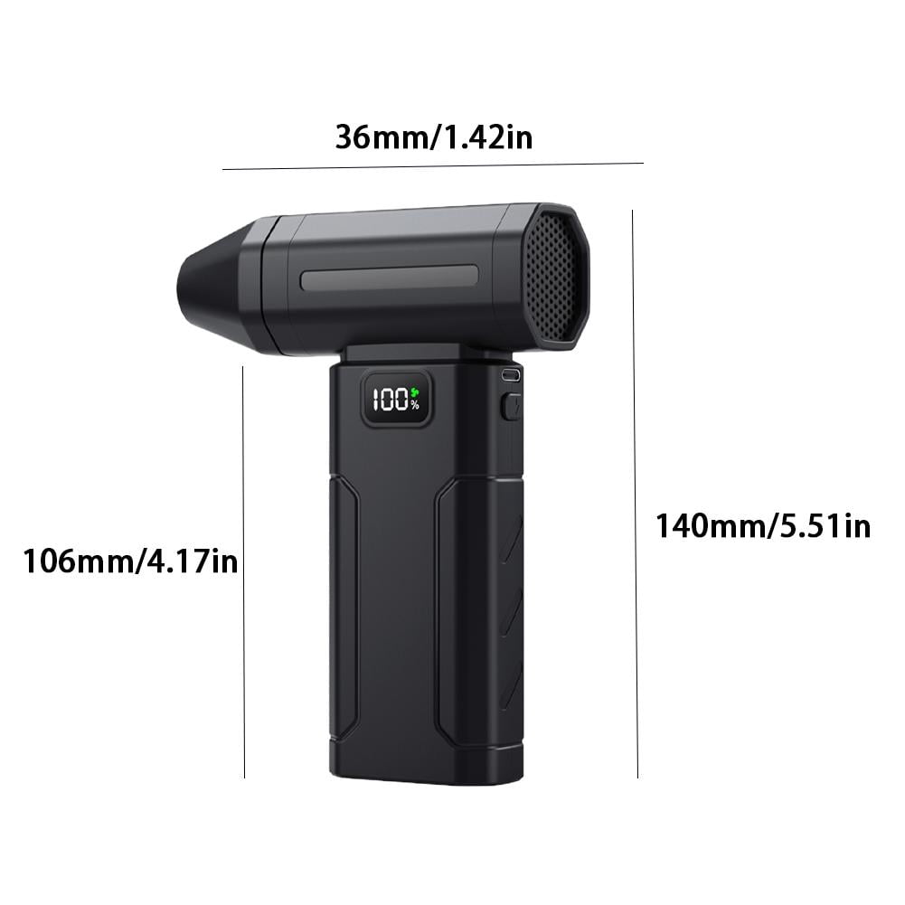 High-Speed Electric Air Duster Vacuum Cleaner – 150,000 RPM Portable Turbo Dust Blower with 6000mAh Battery