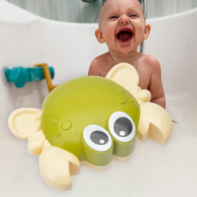 Juguete Mecánico de baño CUTICAT Cangrejo flotante verde