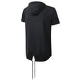thumbnail image 5 of Ma Croix Mens Short Sleeve Longline Hoodie and Shorts Lightweight Activewear, 5 of 5