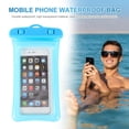 thumbnail image 1 of Bolsa de aire flotante impermeable funda protectora para teléfono práctica natación a la deriva cubierta de teléfono móvil con pantalla táctil subacuática FLhrweasw Nuevo, 1 of 7