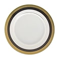 thumbnail image 2 of 10 Strawberry Street Sahara Black Salad and Dessert Plate (Set of 6), 2 of 2